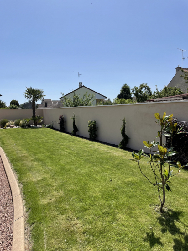 Création d'un engazonnement en graines, Dijon, L'Art des Jardins