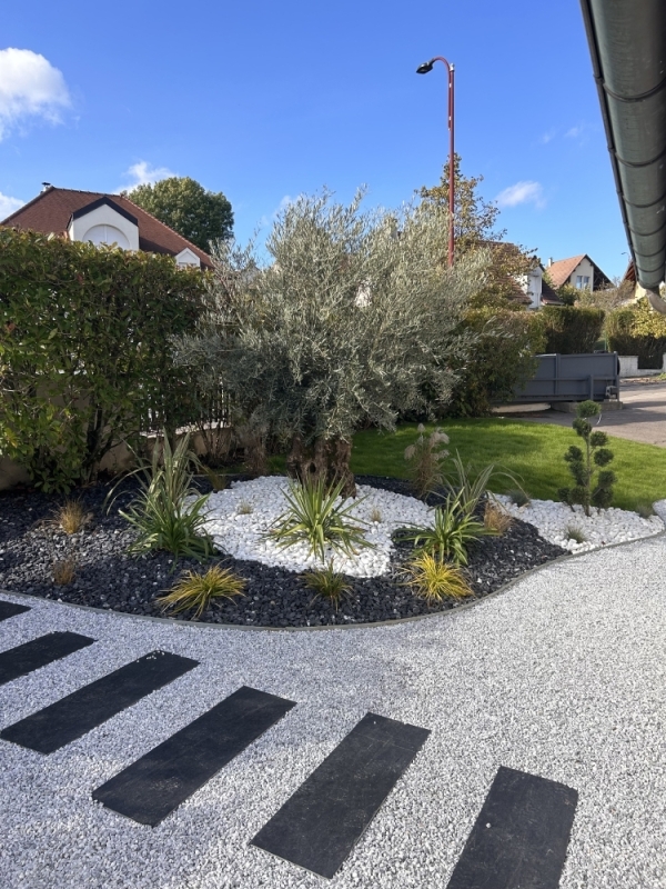 Création d'allées, Dijon, L'Art des Jardins