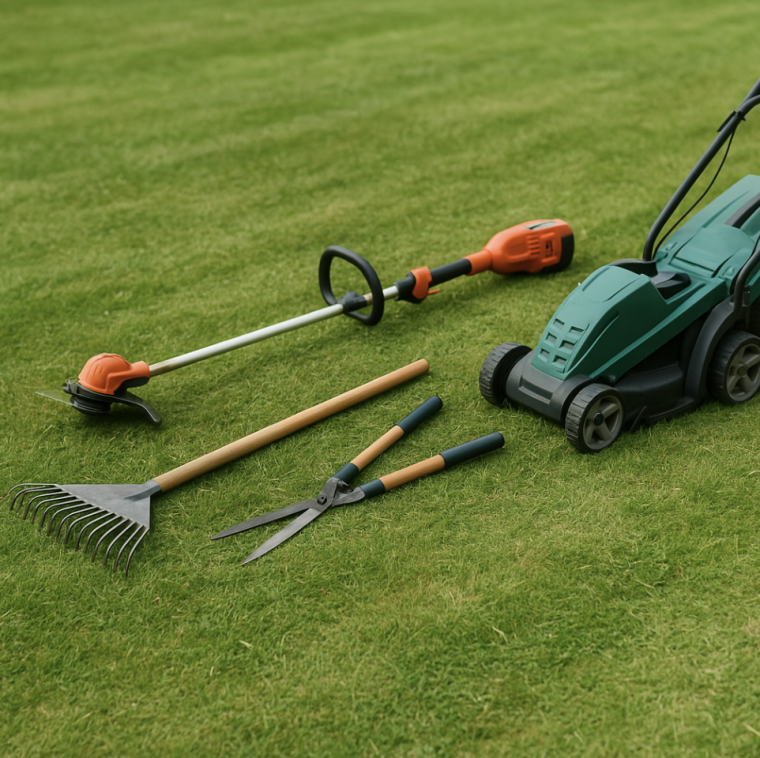 Entretien de pelouse à Dijon : tonte, débroussaillage et scarification avec L’Art des Jardins, Dijon, L'Art des Jardins