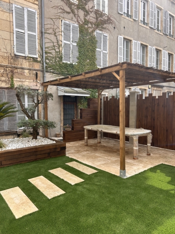 Création d'allée pour amélioration de jardin à Dijon