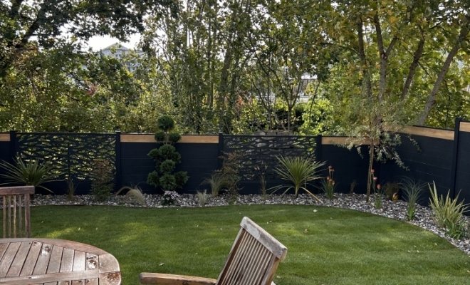 Aménagement décoratif d'un jardin familiale à Dijon