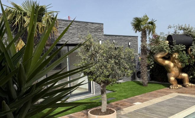 Aménagement paysager d'un jardin de maison à Beaune, Dijon, L'Art des Jardins